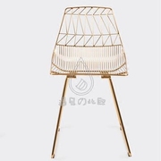 Châu âu hollow dây sắt ghế rèn sắt đồ nội thất sáng tạo ghế ăn đơn giản nói chuyện thiết kế ghế ghế bar cao phân
