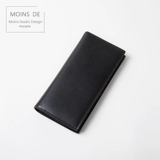 Длинный кожаный бумажник, из натуральной кожи, воловья кожа