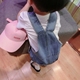 Quần bé trai 2019 mới thủy triều cho bé denim bib mùa hè quần áo mỏng cho trẻ em mùa xuân và mùa thu quần short cho bé - Quần jean quần áo bé trai Quần jean