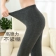 Modal cộng với quần legging nhung nữ mặc dày hơn mùa thu đông mới eo cao cỡ lớn chân ấm quần lọt khe thời trang công sở nữ Khởi động cắt