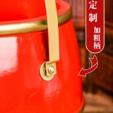 Красные очень большие аксессуары для невесты, комплект, 3 предмета