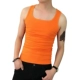 Mùa hè thủy triều của nam giới stretch Slim vest nam Hàn Quốc phiên bản của chặt chẽ-fitting solid color I-bông thanh niên thể thao mồ hôi vest áo 3 lỗ Lót