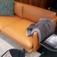 gỗ màu xếp hạng xuất sắc da bò Bắc Âu sofa da căn hộ nhỏ tối giản hiện đại kết hợp ba chữ số phòng khách đã sẵn sàng - Ghế sô pha Ghế sô pha