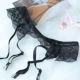 Dưới đầy đủ sexy ren garter siêu mỏng trong suốt hàng dệt kim clips cực cám dỗ phụ kiện đồ lót sexy