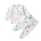 Quần áo trẻ em Danbica Tháng 6 nam và nữ trẻ em cotton dài tay đồ ngủ 0-2 tuổi bộ đồ lót mùa xuân và mùa thu cho bé - Quần áo lót