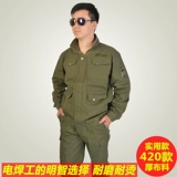 Осенний хлопковый лонгслив для работы, антистатический комплект, защита от ожогов