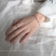 Khác nhau S08 "森思" Nhật Bản và Hàn Quốc đơn giản ba chiều vuông nhiều lớp rắn chuỗi xương thời trang nghệ thuật hoang dã bracelet phụ nữ Vòng đeo tay Clasp