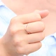 Phiên bản Hàn Quốc 12 12 chòm sao nữ mạ vàng hồng 18K bằng vàng titan đôi nhẫn chỉ số ngón tay nam và nữ mở nhẫn nhẫn cưới pnj Nhẫn