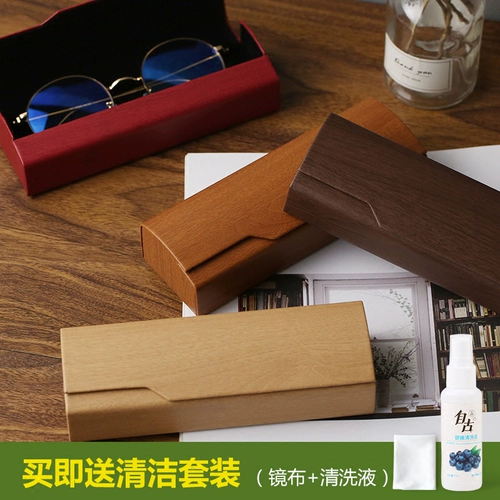 Матовые солнцезащитные очки ручной работы, портативная коробка для хранения, простой и элегантный дизайн