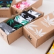 5 đôi hộp quà tặng maple leaf socks nam giới và phụ nữ cotton vớ bít tất ulzzang Harajuku xu hướng ống vớ skateboard tất cổ cao Bộ quà tặng