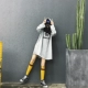 Hàn Quốc ins Harajuku thứ hai ba thanh sọc dày kim đôi gần đầu gối cao đẳng thể thao stovepipe cô gái chất đống vớ cotton