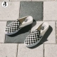 [Miss King] VANS SLIP TRÊN Bàn cờ lười biếng đôi chân một đôi giày vải VN0004KTEO1