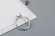 Đơn giản và hào phóng nữ nhẫn chủ Châu Âu và Mỹ thời trang 925 sterling silver ring hỗ trợ rỗng hổ phách dày đặc sáp sống miệng 7 * 8 Nhẫn