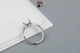 Đơn giản và hào phóng nữ nhẫn chủ Châu Âu và Mỹ thời trang 925 sterling silver ring hỗ trợ rỗng hổ phách dày đặc sáp sống miệng 7 * 8 nhẫn pandora Nhẫn