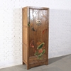 新中式手绘榆木立式柜储物