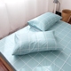 Một mảnh bông chăn đơn giường đôi chăn che 1,5 m 1,8 2.0m ký túc xá 150x200日系格子 - Quilt Covers vỏ chăn Quilt Covers