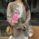 Giải phóng mặt bằng [ELINASEA] tự chế mùa xuân Hàn Quốc hoang dã nhỏ retro ba nút ve áo dài tay blazer vest trắng nữ Business Suit