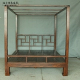 Китайские антикварные четырехлоковые кровати с твердым деревом древние и современные бревна BD009-1 для хранения в эфире китайский стиль китайский стиль