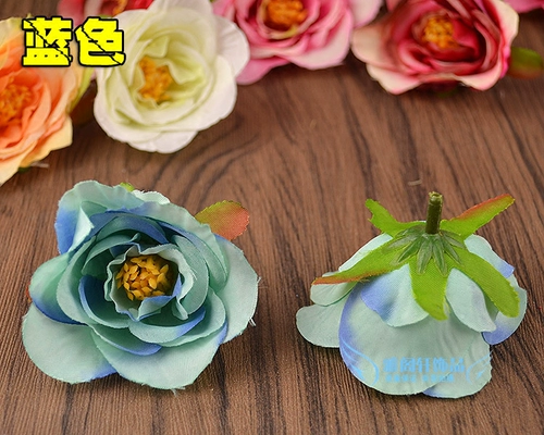 Смоделированная персидская ягода DIY шелк Flower Fake Chrysanthemum цветочная голова шляпа шляпа одежда Декоративные цветы 5,5 см