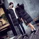 Chống mùa giải phóng mặt bằng các cặp vợ chồng áo khoác trong phần dài của mùa đông Hàn Quốc phiên bản của các dịch vụ bánh mì nữ bông áo khoác lỏng dày bông áo khoác nam Trang phục Couple