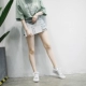 Giày nữ 2019 mới ccvv da cao cấp dây đai thoáng khí Giày thông thường Giày NET giày trắng giày - Giày cao gót