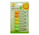 Импортная мультяшная булавка, детский носовой платок, безопасный слюнявчик