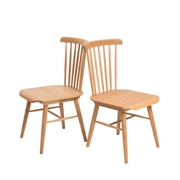[Nội thất Manlish] Ghế gỗ phong cách Bắc Âu hiện đại tối giản ghế gỗ nguyên chất ghế gỗ sồi đỏ Bắc Mỹ - Đồ nội thất thiết kế