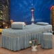 Giường làm đẹp tùy chỉnh bao gồm bốn bộ giường massage bông màu Trang bị tấm