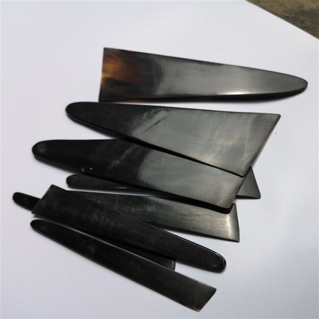牛角刮刀抛光型刮板调漆刀大漆工具刮刀