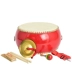 Hot 5 6 8 9 10 inch da bò trống lớn trống đồ chơi trẻ em mẫu giáo trống nhỏ trống trống đánh trống - Đồ chơi nhạc cụ cho trẻ em trống đồ chơi Đồ chơi nhạc cụ cho trẻ em