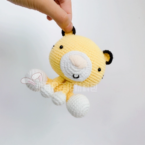 Оригинальный набор материалов, плетеный крючок для вязания ручной работы, кукла, DIY, тигр, связать своими руками