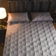 Xuất khẩu giường, mảnh duy nhất bông dày chần Simmons bảo vệ bìa cotton mỏng màu nâu pad latex nệm bìa giường bìa Trang bị Covers