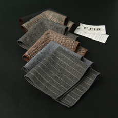 карманный платок 男士羊毛口袋巾简约小方巾 时尚轻奢配饰胸巾 商务正装英伦口袋巾