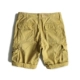Mỹ retro 咔叽 nặng làm việc rửa cũ overalls nam triều mùa hè đa túi dụng cụ quần short L3-1