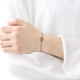 [South Lane] 925 sterling silver đen tối hành tinh bracelet ngọt ngào vệ tinh bracelet trang sức bạn gái trang sức quà tặng nữ Vòng đeo tay Clasp