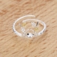 S925 sterling bạc rừng antler vòng Nhật Bản và Hàn Quốc tính khí thời trang nai sừng tấm vòng thủy triều người mở đuôi vòng vòng duy nhất quà tặng Nhẫn