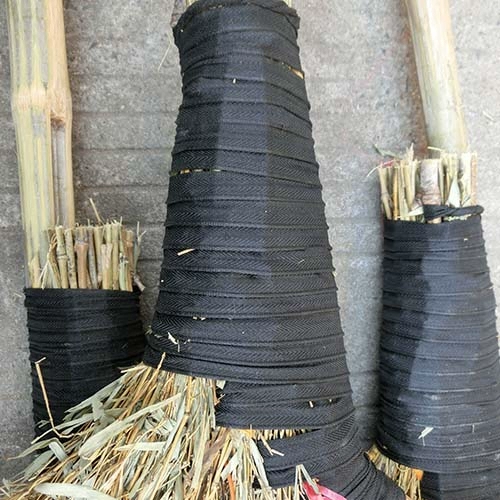 Grand Bamboo Steel Sciping Site Sanity Sanation Sciping Road Sadeoor Garden, чтобы увеличить широкую бамбуковую метлу Bamboo Brooles