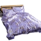 Naked băng lụa satin bốn mảnh bộ đồ giường quilt cover Tiansi tấm ga trải giường 笠 1.8 m 1.5 m lụa giải phóng mặt bằng Bộ đồ giường bốn mảnh