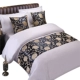 Khách sạn sao bộ đồ giường bán buôn cao cấp khách sạn khăn giường Châu Âu đơn giản giường cờ trải giường giường đuôi pad gối ga trải giường 2mx2m2 Trải giường