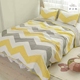 Mỹ quilting đơn giản được bao phủ bởi bông cotton rửa giường bao gồm ba bộ vàng thực sự chính tả mùa hè mát mẻ là [sợi màu] Trải giường