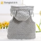 Tống Tai mùa thu và mùa đông bé bông vest trẻ sơ sinh trùm đầu cộng với áo nhung bé ra quần áo vest cotton 154170 - Áo ghi lê