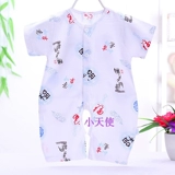 Детское женское боди подходит для мужчин и женщин, летняя тонкая пижама, короткий рукав