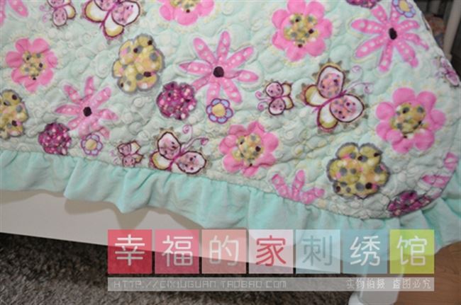 Hàn Quốc nhập khẩu vải nhung ba chiều cắt bằng tay mùa thu và mùa đông ngắn sang trọng không thể mua chăn tĩnh điện chăn ấm giường - Trải giường tấm ga trải giường Trải giường