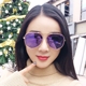 Kính mát của phụ nữ triều 2018 đa giác kính mát cá tính Hàn Quốc vòng mặt màu ếch gương của nam giới thời trang hollow kính Kính râm