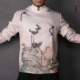 [古 阿 新] Trung Quốc phong cách mùa xuân retro nam áo len áo len dài tay áo đàn hồi lỏng kích thước lớn quần áo của nam giới