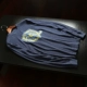 Cá nhân in offset cotton waffle head vòng cổ dài tay áo của nam giới áo len mỏng kích thước lớn thoáng khí T-Shirt triều blazer nam Kéo qua