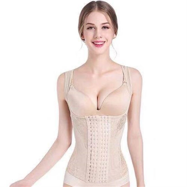 Áo định hình nịt bụng áo vest phụ nữ sau sinh corset eo và áo lót dạ body áo lót corset giảm béo bụng. - Corset
