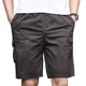 Cha quần short nam mùa hè mặc bông lỏng phần mỏng trung niên 40 tuổi 50 trung niên thường năm- điểm quần