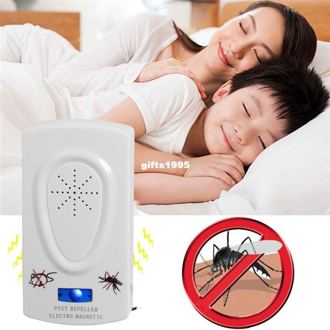 [ Pest Control Ultrasonic mouse repeller mosquito killer Lamp]