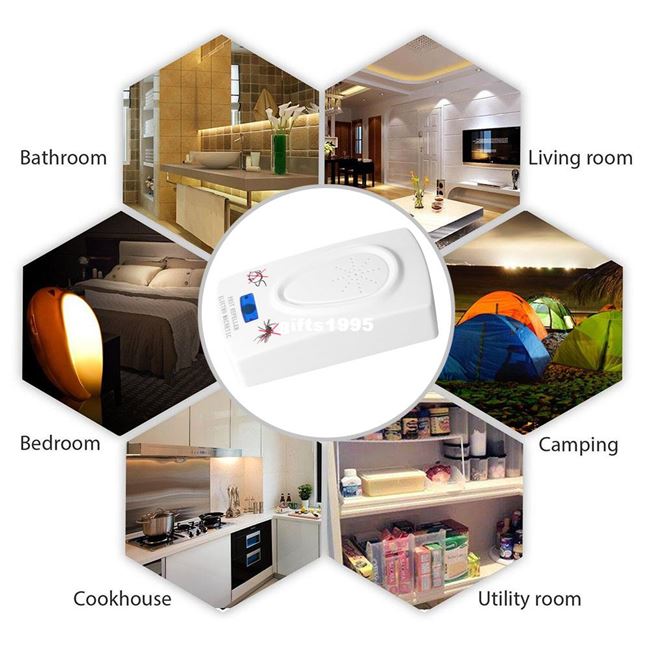 [ Pest Control Ultrasonic mouse repeller mosquito killer Lamp]